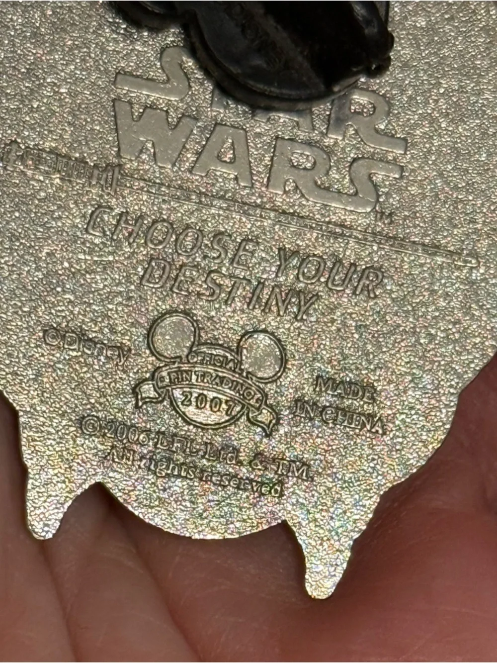 Disney Star Wars Jedi Trading Pin - 2007